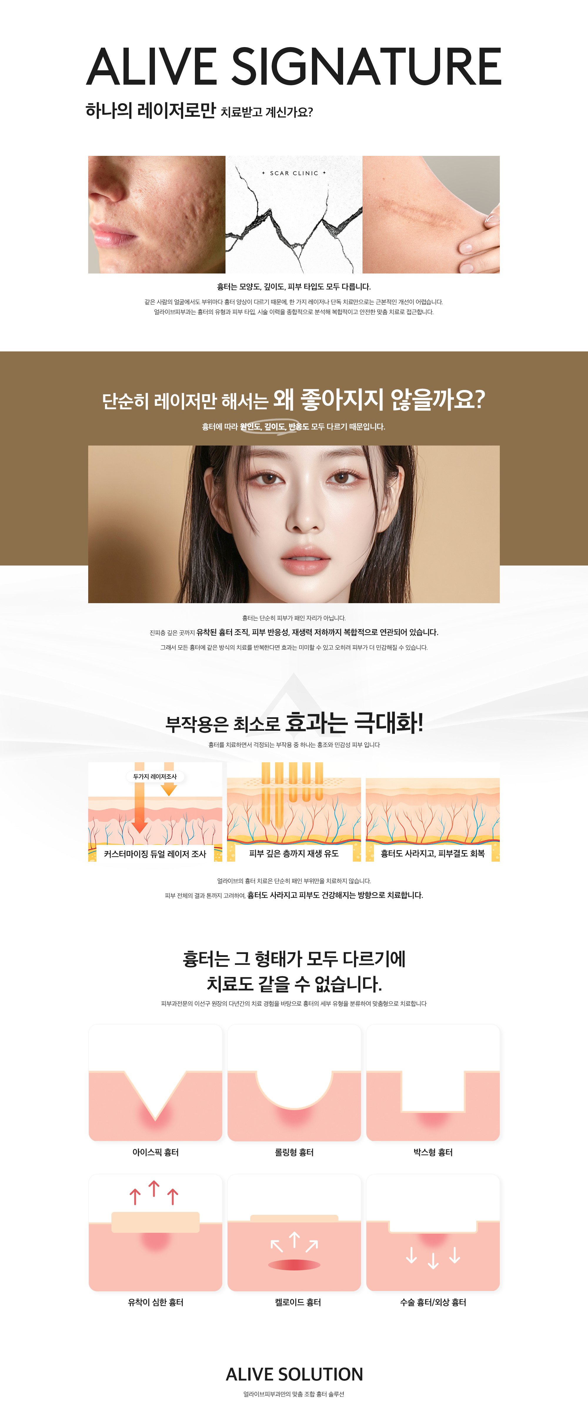 시그니처 흉터 복원술